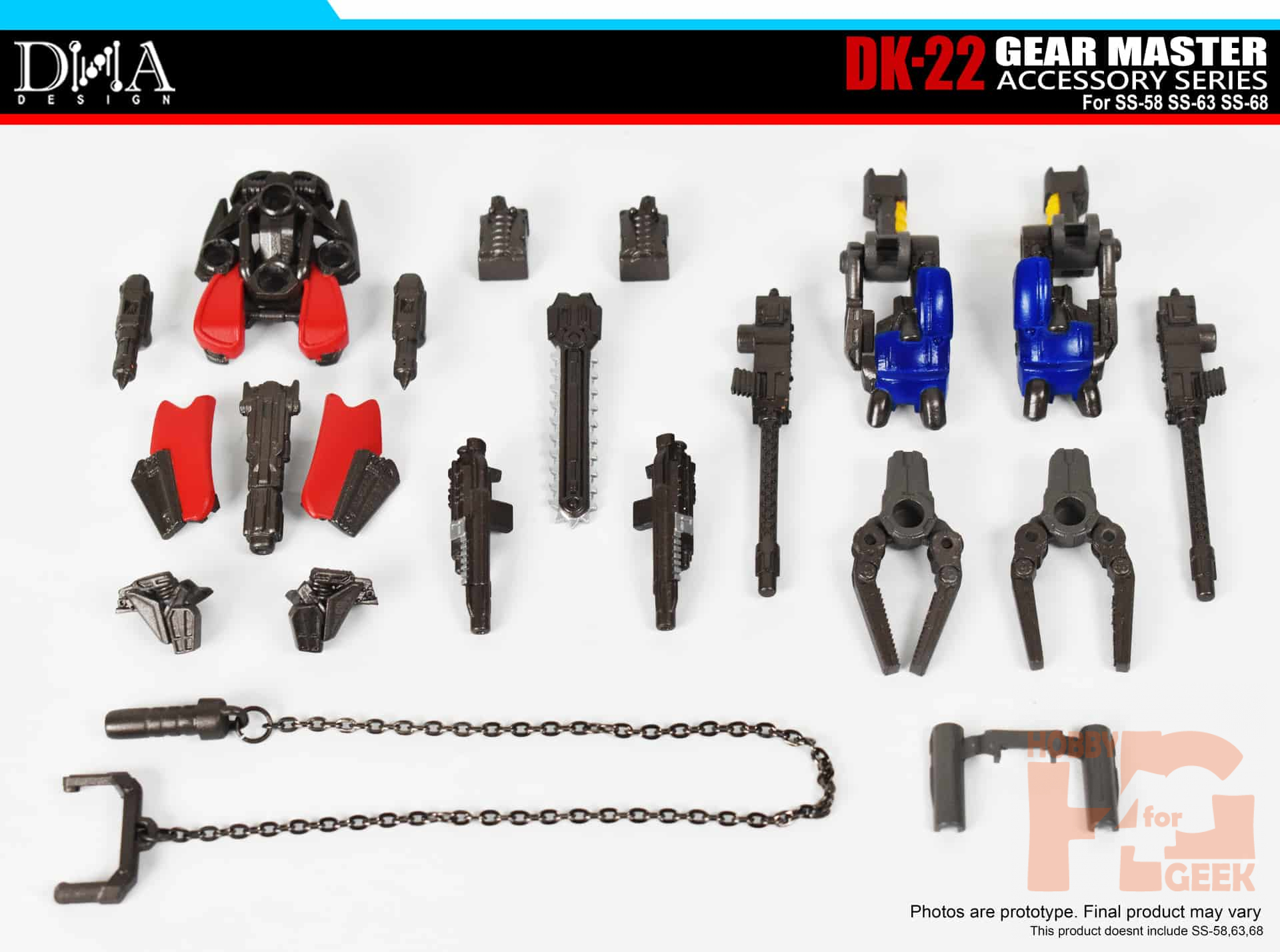 Dna Design Dk 22 Gear Master Upgrade Kit For Ss 58 63 68