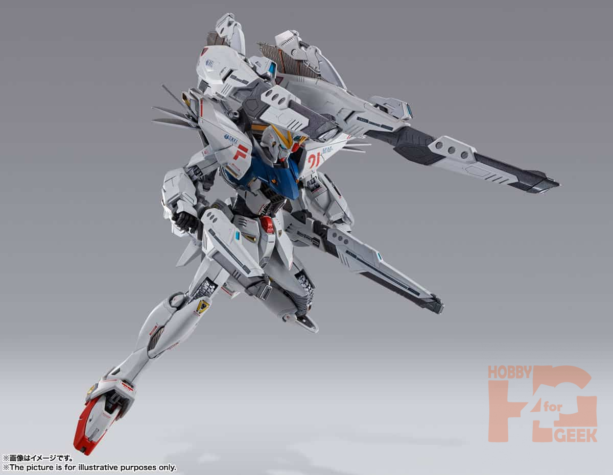 Metallbau Gundam F91 Chronik Weiße Version
