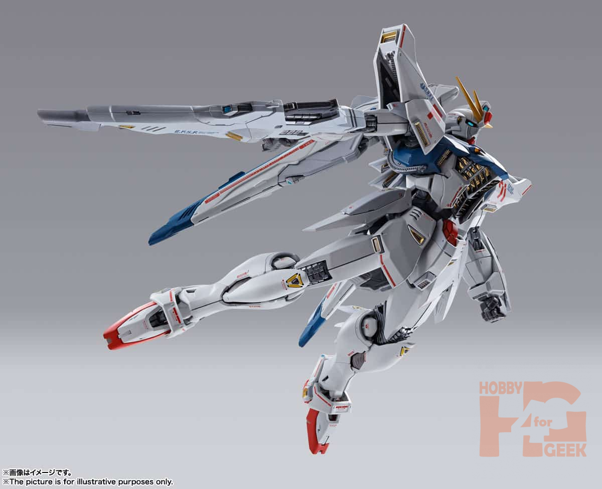 Metalen bouw Gundam F91 kroniek witte versie