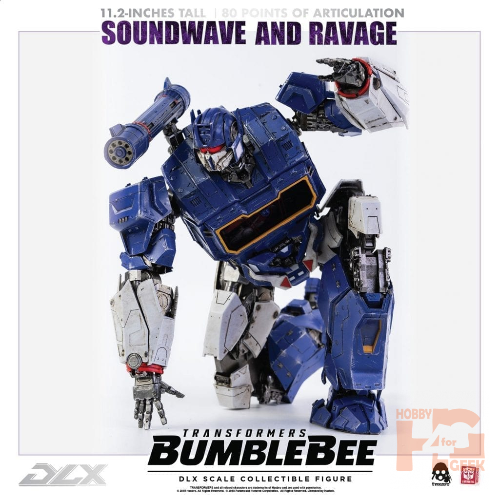 3zero Transformers Soundwave Ravage Dlx Collectible Series