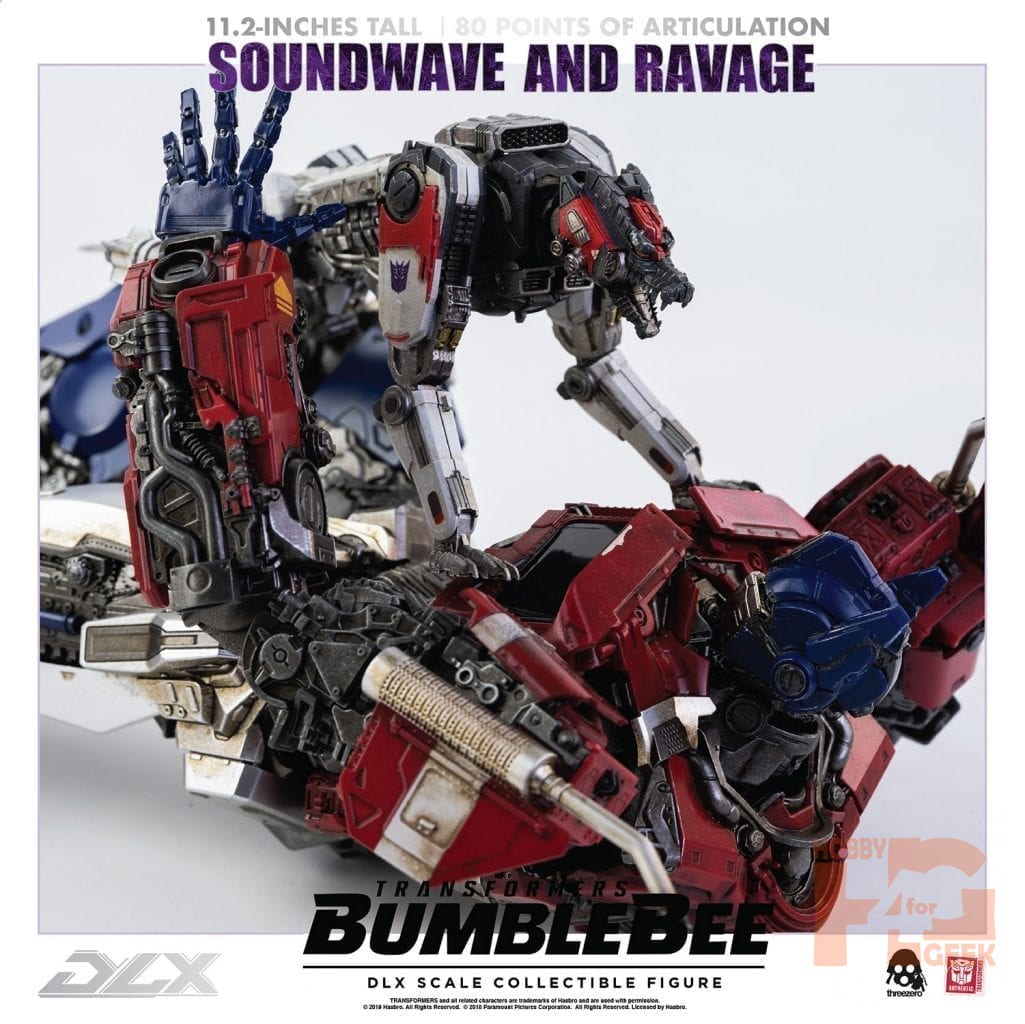 3zero Transformers Soundwave Ravage Dlx Collectible Series