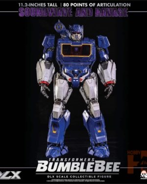3zero Transformers Soundwave Ravage Dlx Serie da collezione