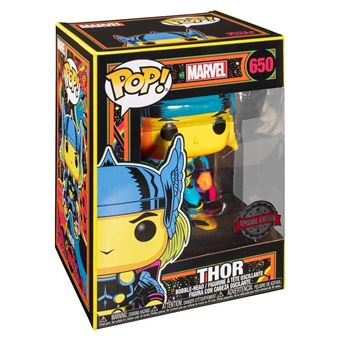 Figurine-Funko-Pop-Marvel-Zwart-Licht-Thor-Avant-première-Fnac