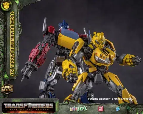 Kit de modelismo Yolopark Amk Series Transformers Rise Of The Beasts Rhinox