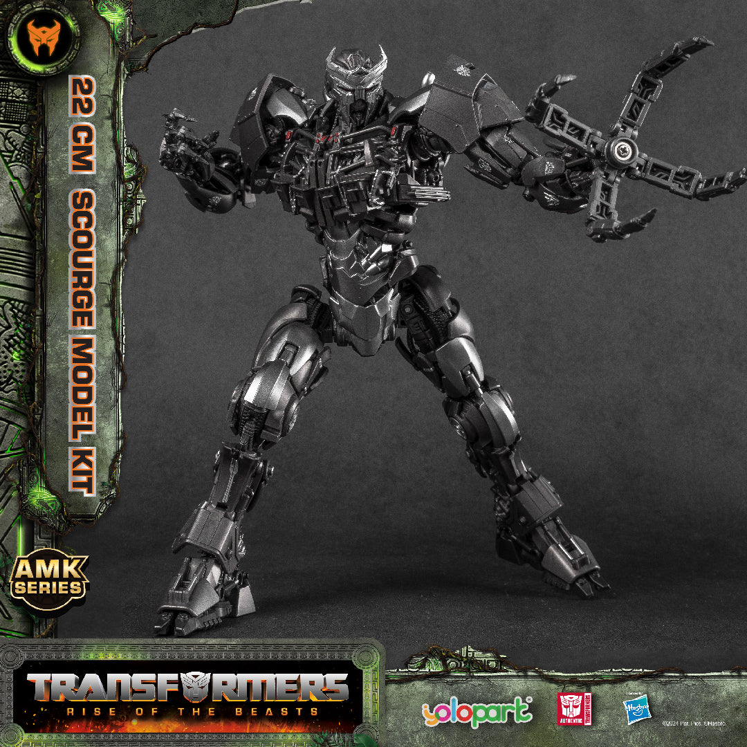 Yolopark Serie Amk Transformers Rise Of The Beasts Scourge Modellino Kit