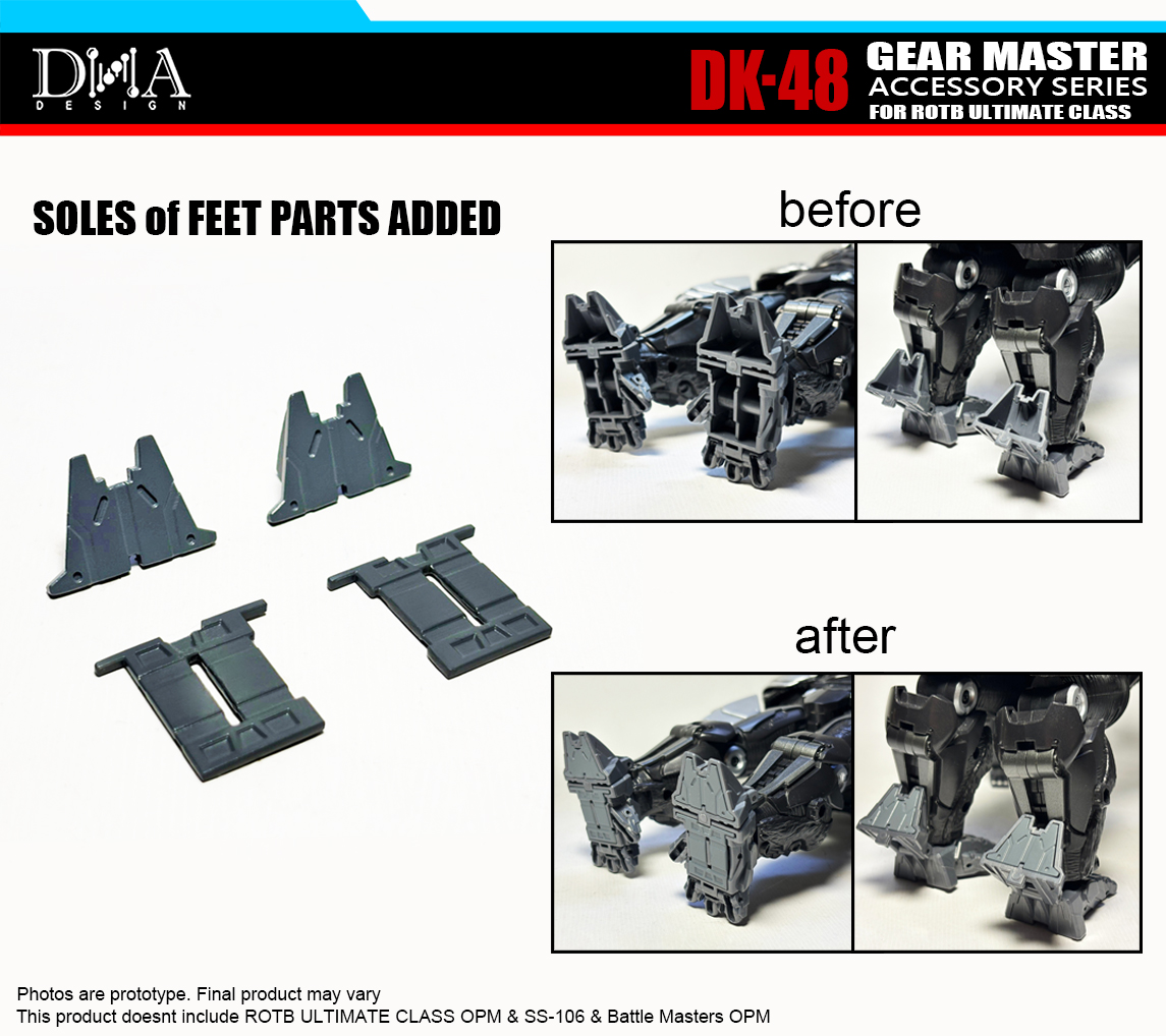 Kit di aggiornamento Dna Design Dk 48 per Ultimate Class Optimus Primal 4