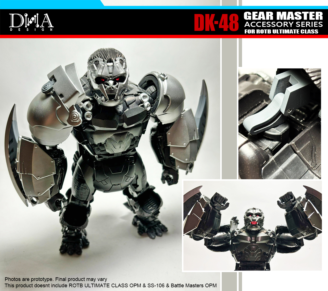 Dna Design Dk 48 Kits De Actualización Para Ultimate Class Optimus Primal 7