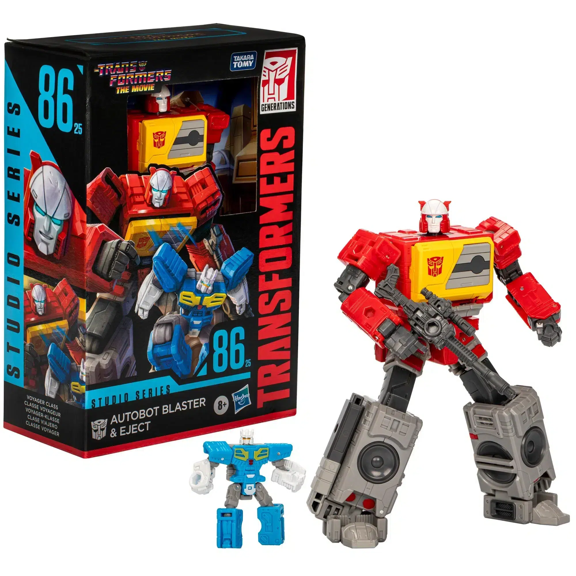 El Transformers La película Studio Series 86 25 Autobot Blaster Eject 3