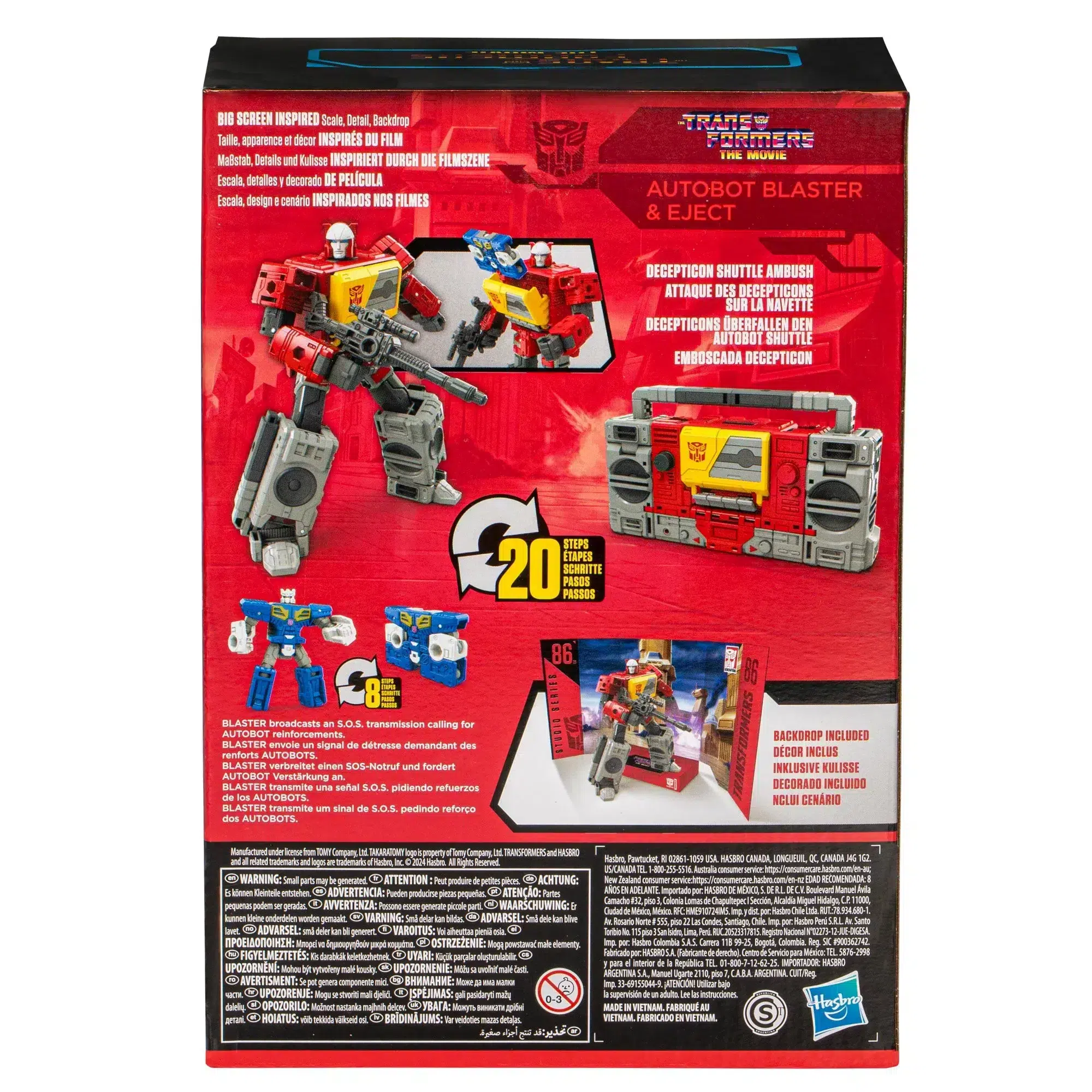 The Transformers The Movie Studio Series 86 25 Autobot Blaster Eject 4